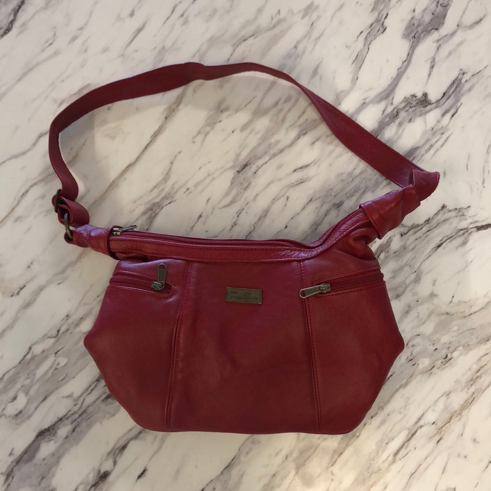 Red Leather Handbag